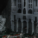 Illustration for article titled The Gates of Lonely Mountain Made From 55,000 LEGO Pieces